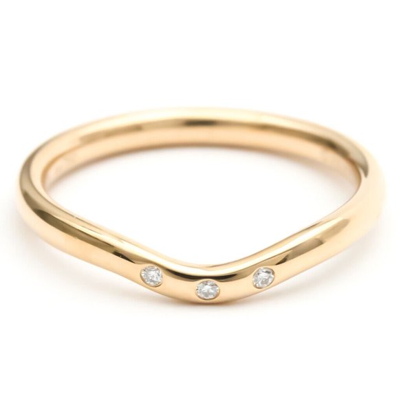 Tiffany & Co. Jewelry - Elegant Rose Gold Ring with Diamonds